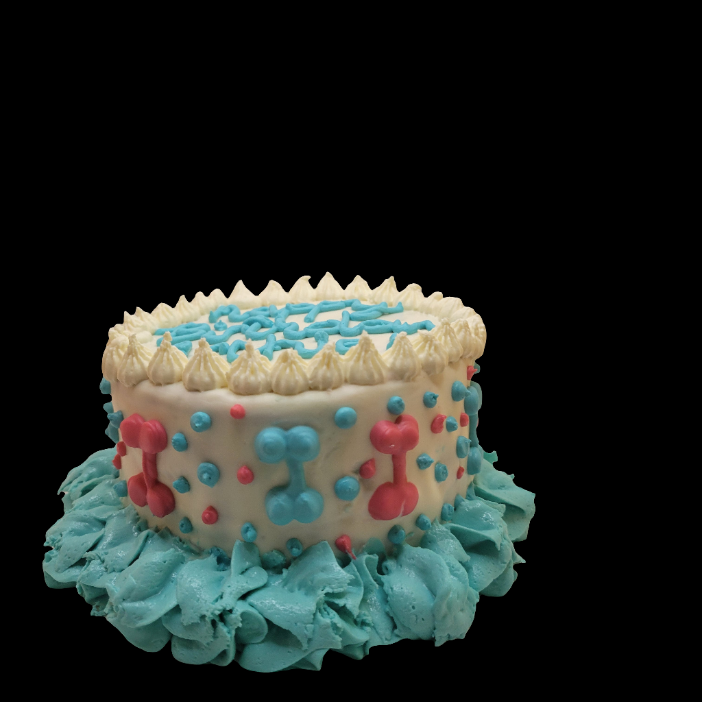 4 Inch Single Layer Basic Design Cake (The Uno Cake)