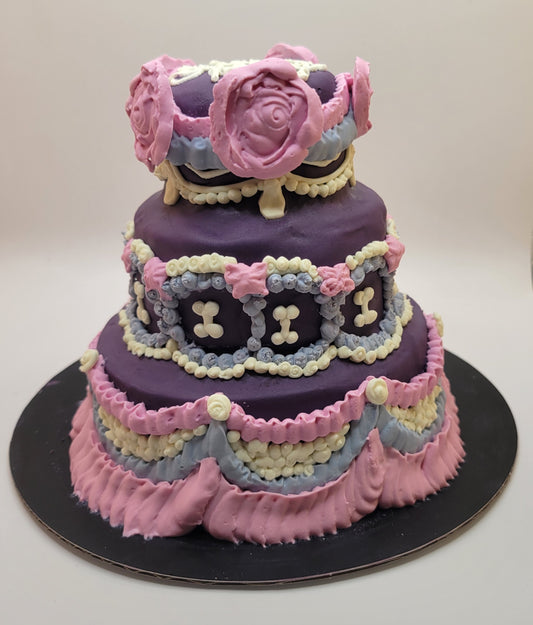 3 Tier Cake Upper Tier (The Ava )
