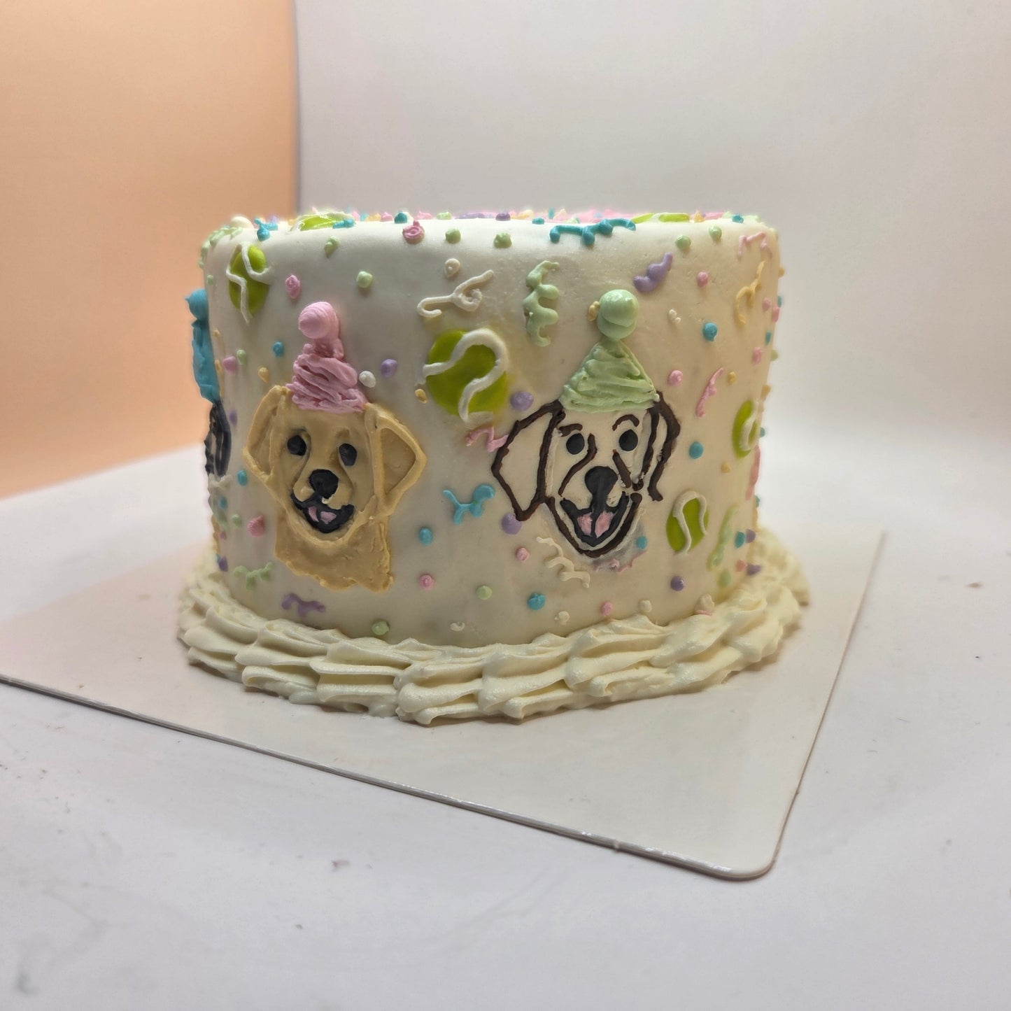 Pet Portrait Cake 4 inch custom