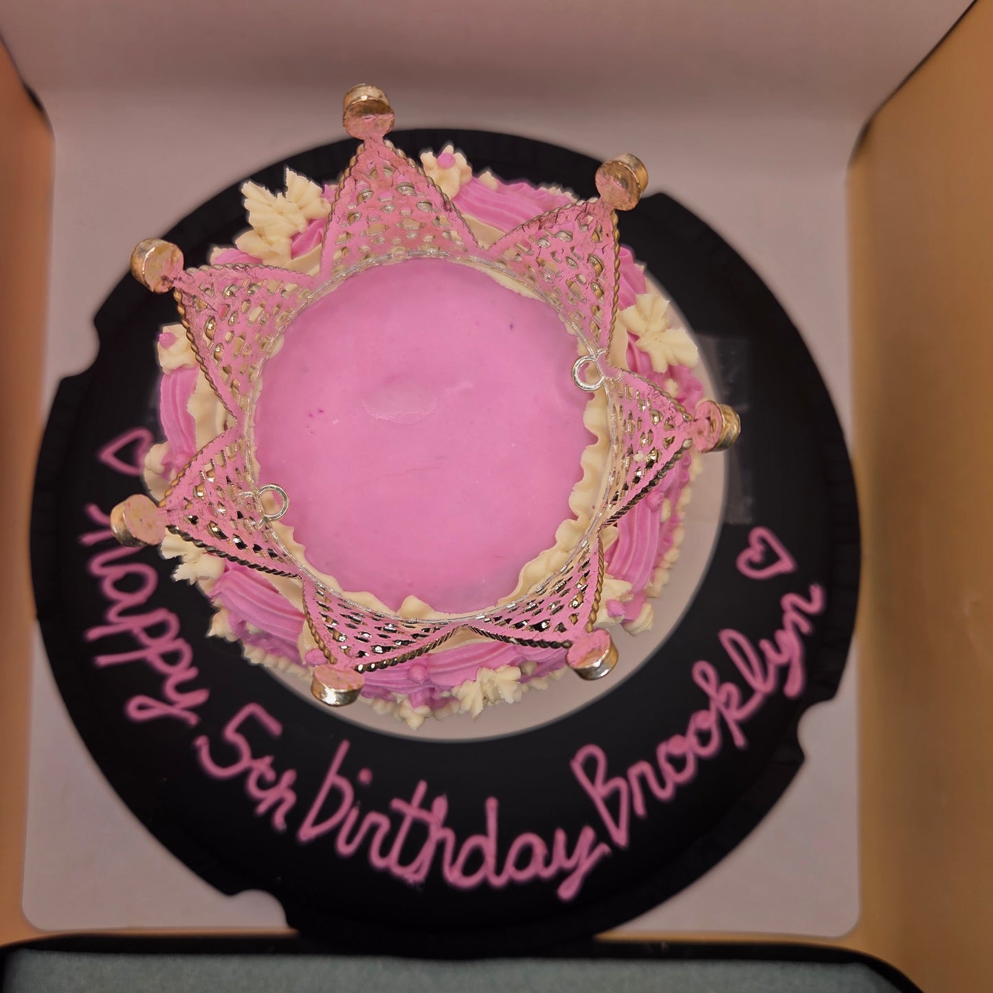 4 inch Single Layer Upper Tier 1 Cake (The Missy Cake)