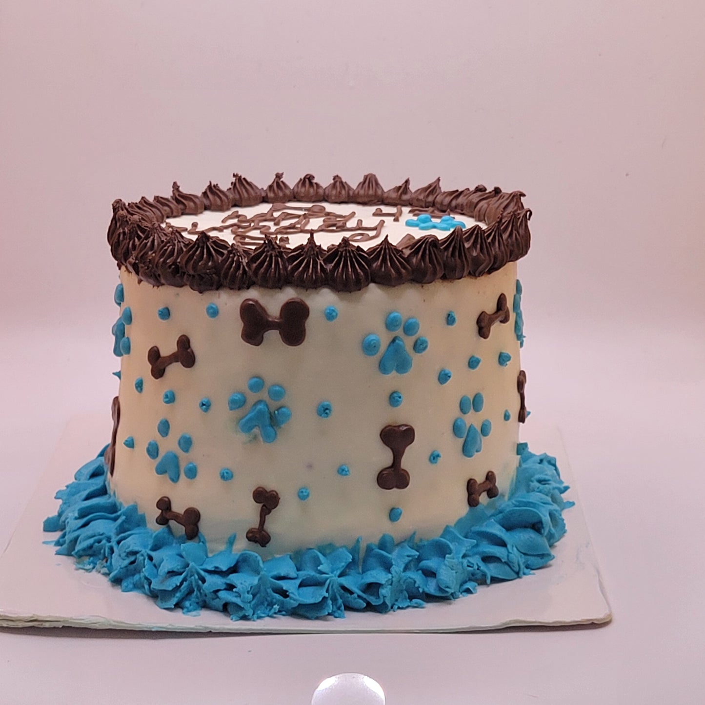 4 Inch Single Layer Basic Design Cake (The Uno Cake)