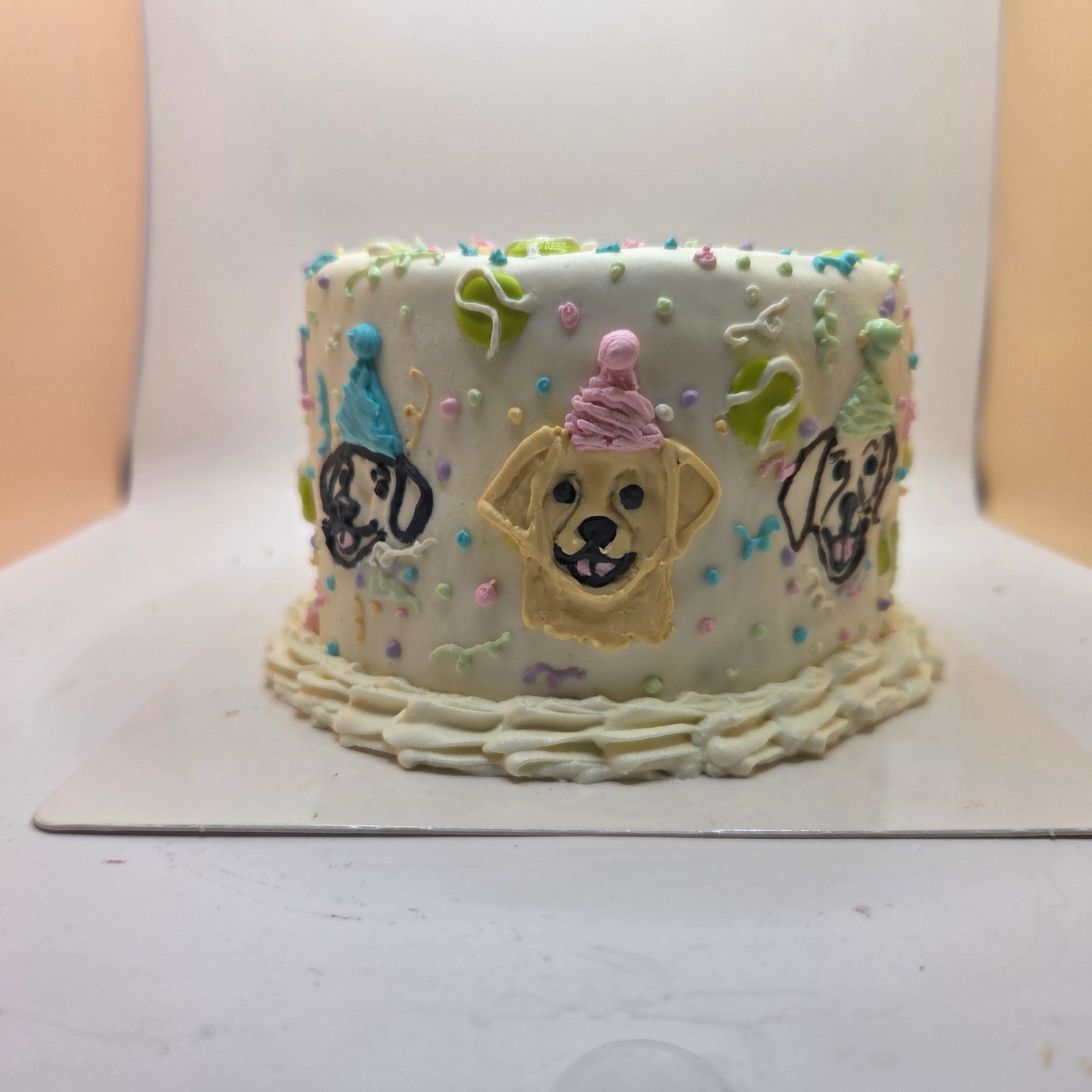 Pet Portrait Cake 4 inch custom