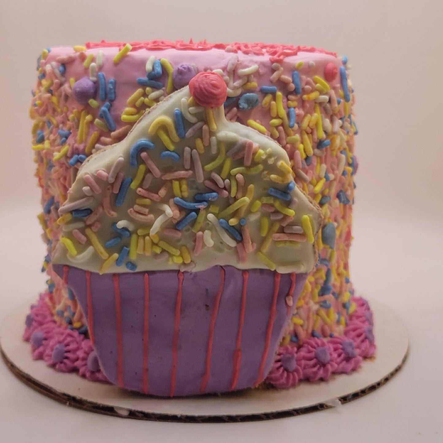 4 inch round double layer Mid Tier  ( The Journey  Cake)