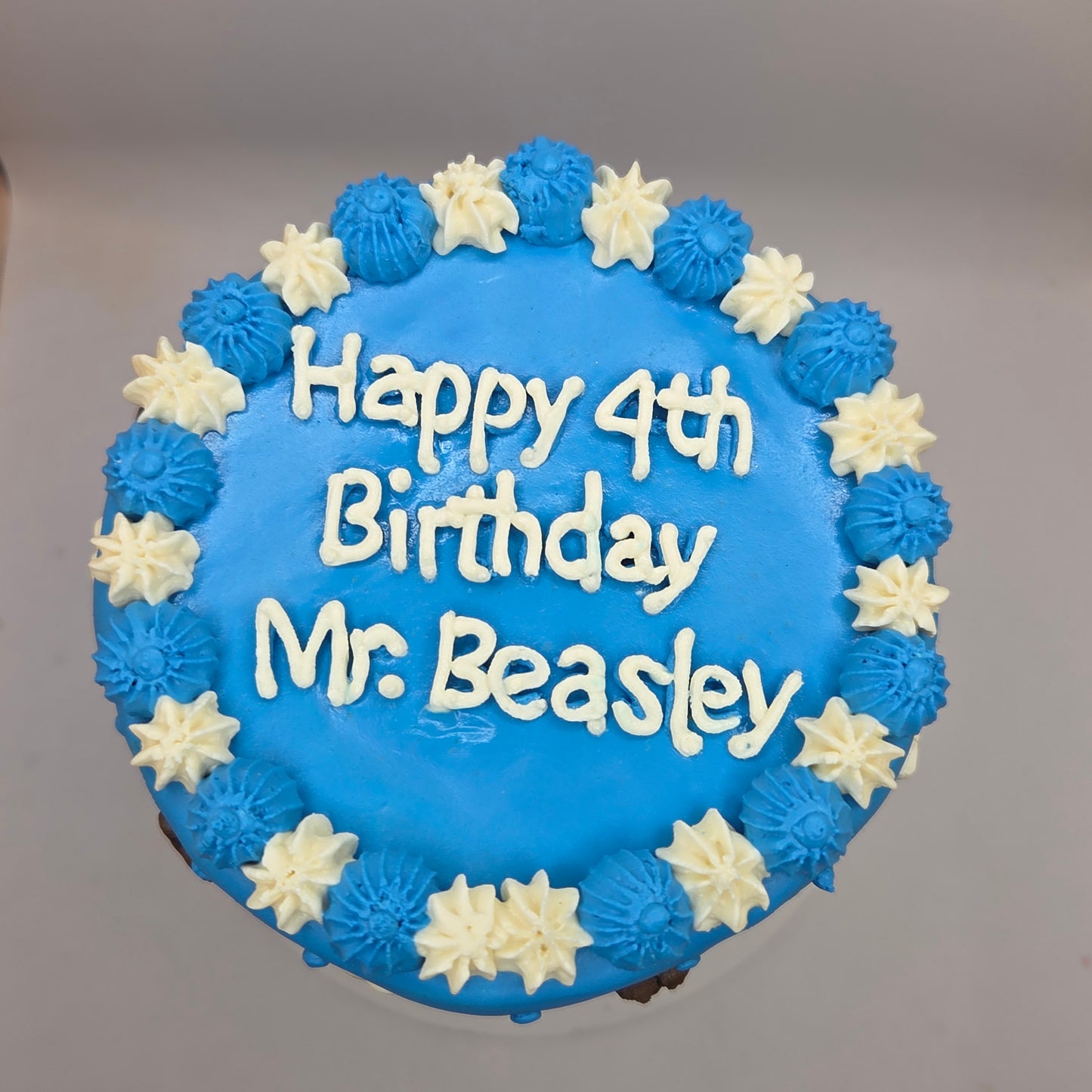 4 inch Round Double Layer Basic Tier  ( The Uno Cake)