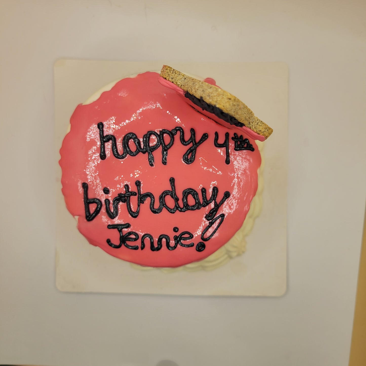 4 inch Single Layer Mid Tier Cake (The Rocky Cake)