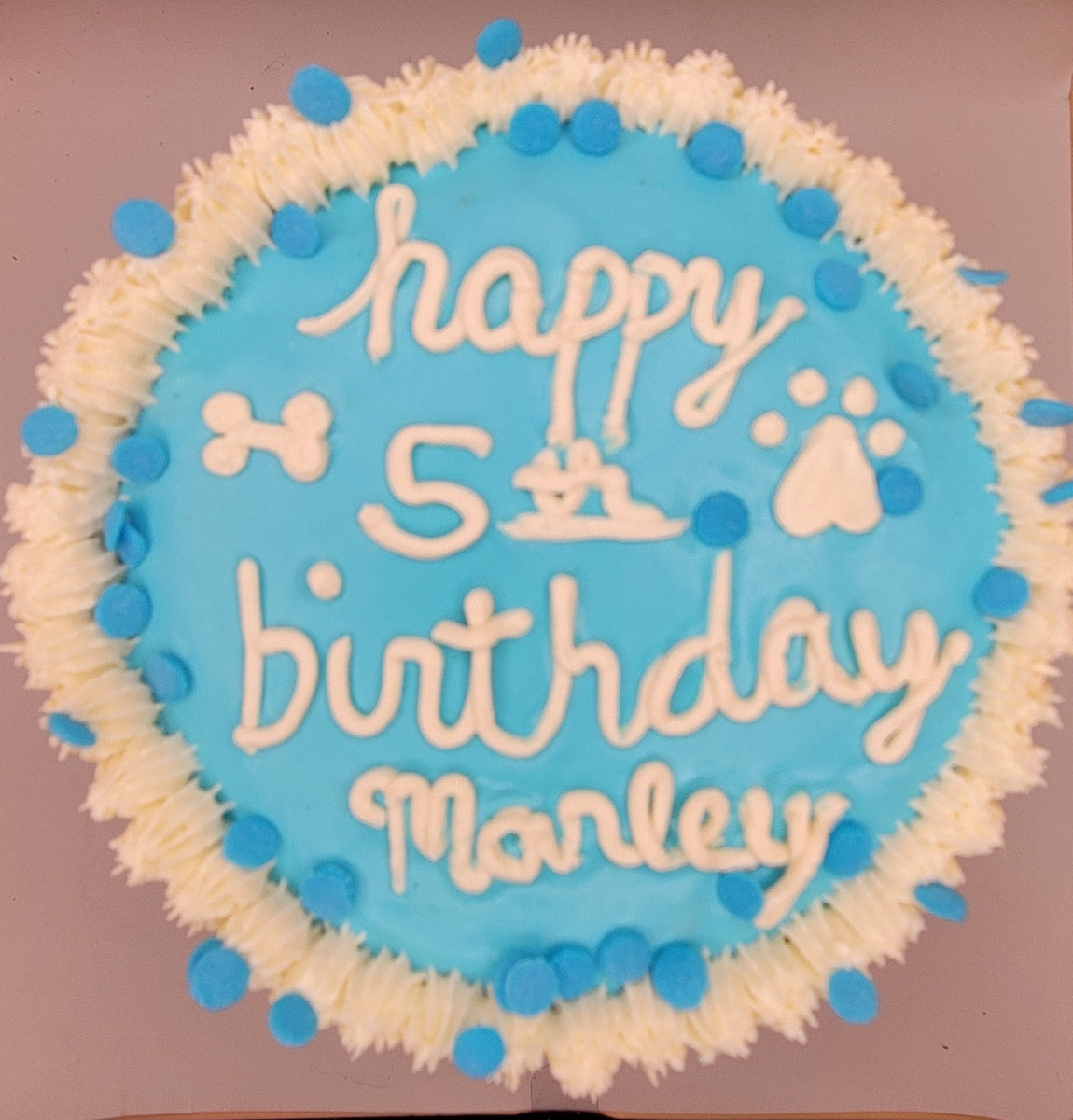 4 inch Round Double Layer Basic Tier  ( The Uno Cake)