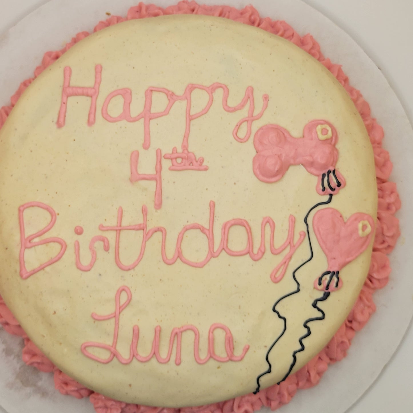 6 inch Round Single layer Basic Tier ( The Jake Cake)