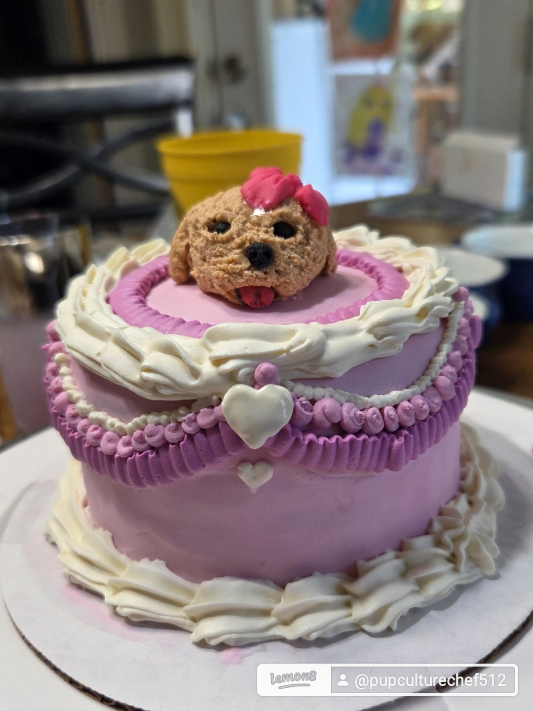 4 inch Single Layer Upper Tier 1 Cake (The Missy Cake)