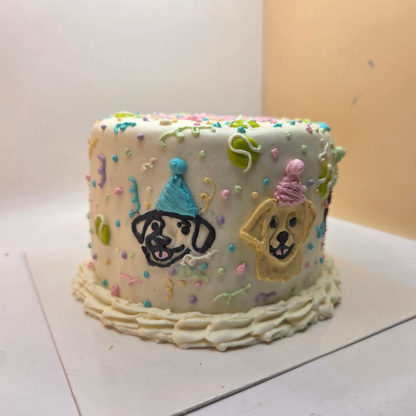 Pet Portrait Cake 4 inch custom